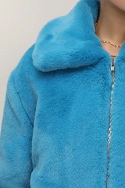 STORETS Leah Fluffy Cropped Jacket CLOTHING