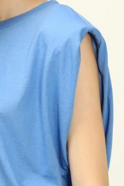 STORETS CLOTHING Hazel Open Back Shoulder Padded Top