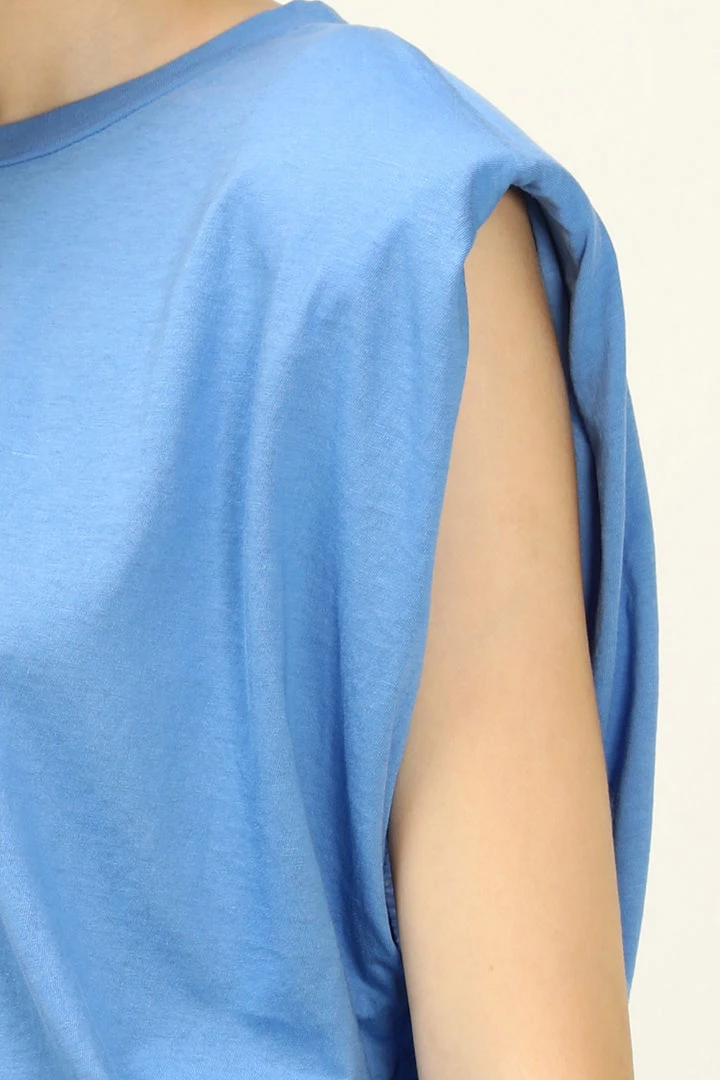 STORETS CLOTHING Hazel Open Back Shoulder Padded Top