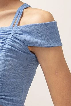 STORETS Evelyn Ruched Crop Top