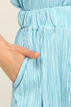 STORETS Jade Plisse Shorts CLOTHING