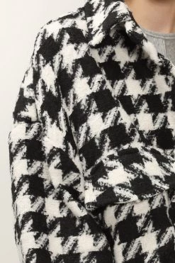 STORETS Hannah Houndstooth Shirt Jacket CLOTHING