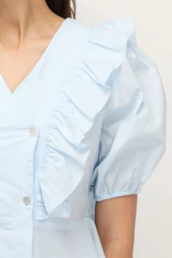 STORETS SALE CLOTHING Olivia Ruffle Peplum Blouse