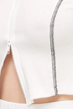 STORETS SALE Teagan Zip-Up Crop Top