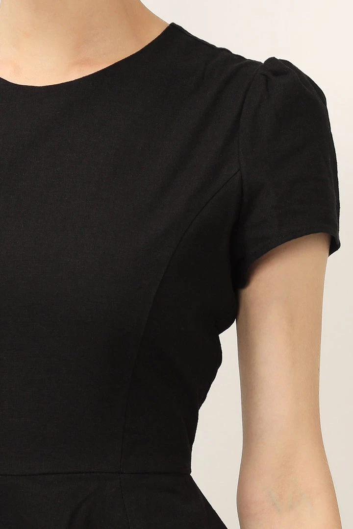 STORETS SALE CLOTHING Kelly Fit & Flare Linen Dress