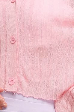 STORETS Ellie See-thru Cropped Cardigan CLOTHING