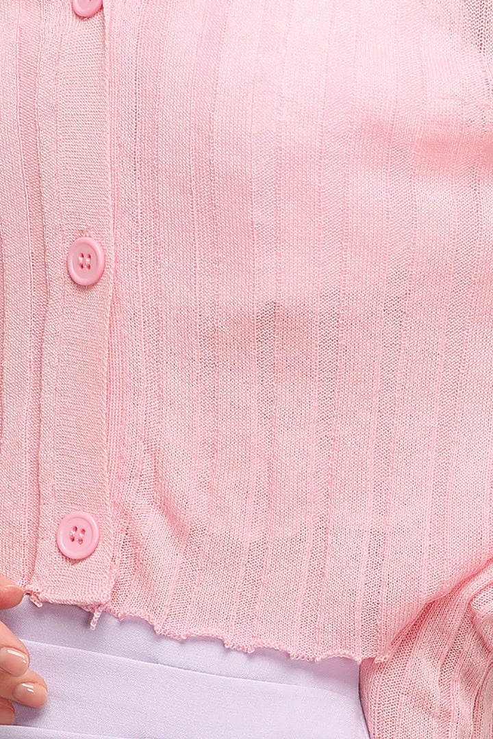 STORETS Ellie See-thru Cropped Cardigan CLOTHING