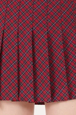 STORETS CLOTHING Zelda Plaid Pleated Mini Skort