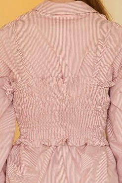 STORETS Nicole Striped Bustier Top