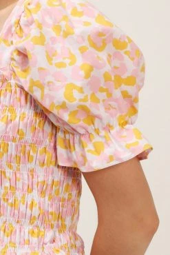 STORETS SALE Annie Floral Smocked Top