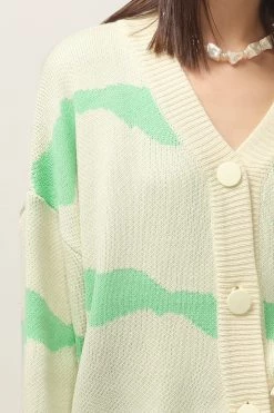 STORETS CLOTHING Dallas Oversized Printed Cardigan