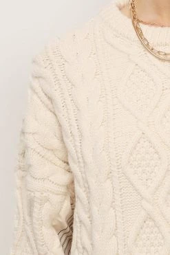 STORETS Kathy Shirt Combo Knit Pullover CLOTHING