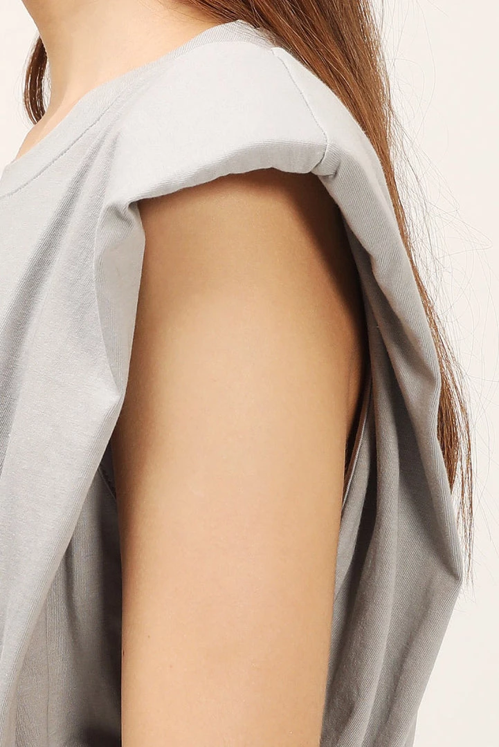 STORETS Elena Padded Shoulder T-shirt