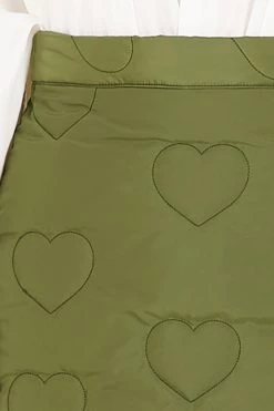 STORETS Gabrielle Heart Quilted Skirt
