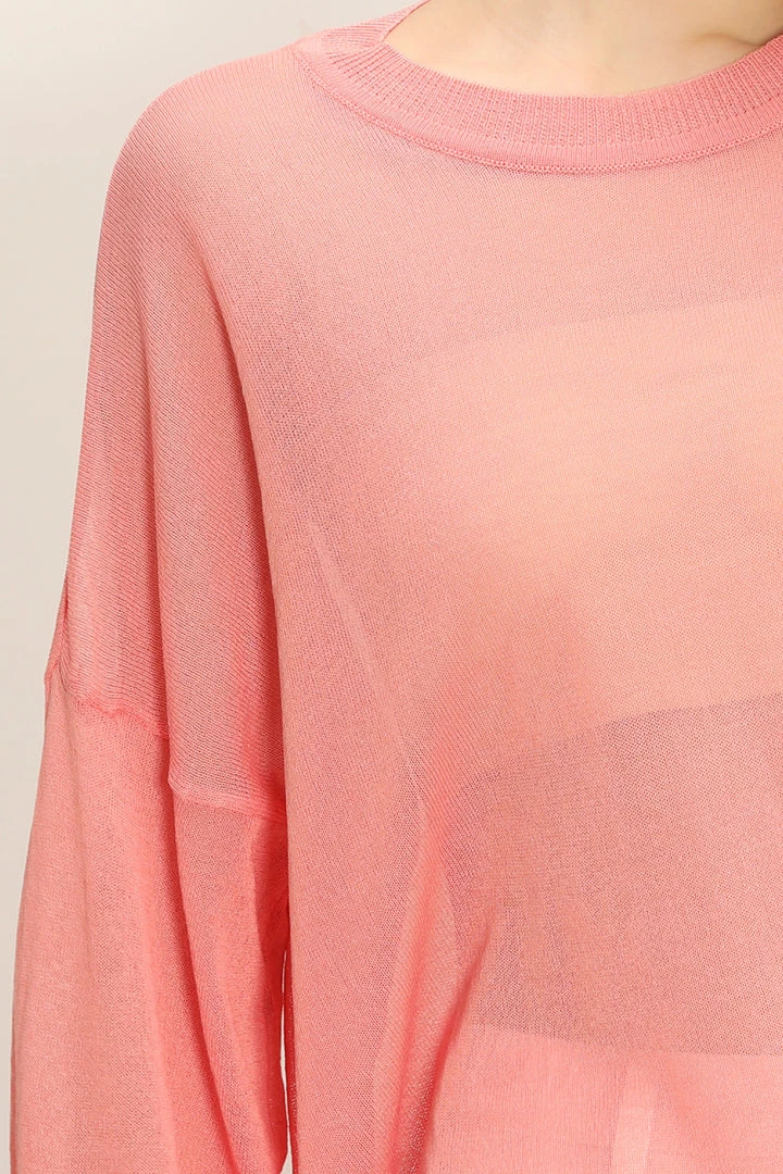 STORETS Paola See-thru Knitted Top