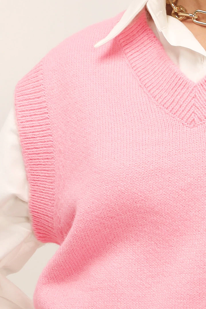 STORETS SALE Diana Cropped Knit Vest CLOTHING