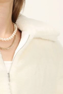 STORETS SALE Leah Fluffy Cropped Jacket CLOTHING