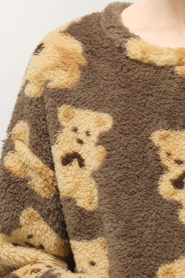 STORETS Riley Teddy Borg Pajama Set CLOTHING