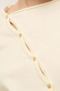 STORETS CLOTHING Briar Diagonal Button Up Cardigan