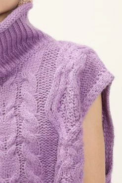 STORETS Reagan Cable Knit Sleeveless Top