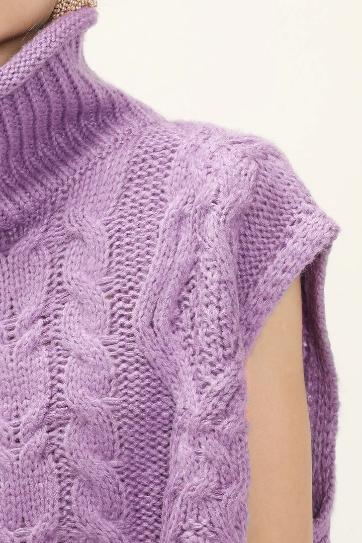 STORETS Reagan Cable Knit Sleeveless Top