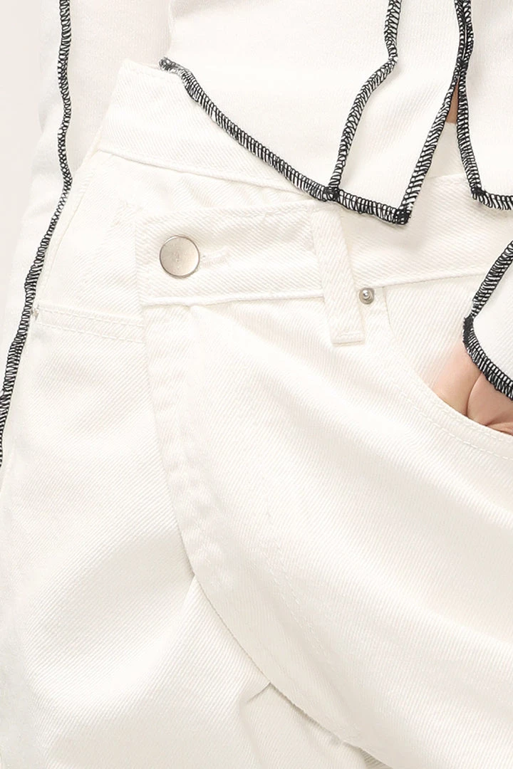 STORETS Joan Tie Collar Puff Blouse