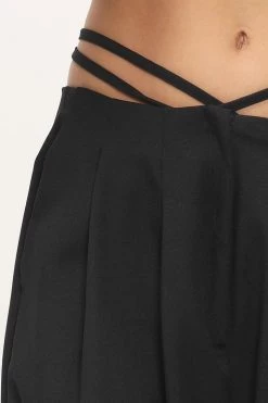 STORETS Talia Wide Leg Pintuck Pants