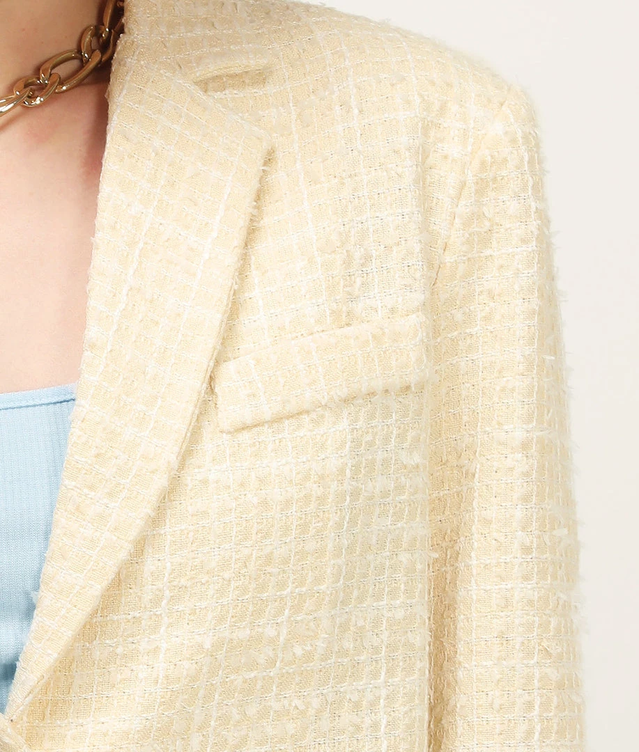 STORETS SALE Ella Tweed Cropped Jacket CLOTHING