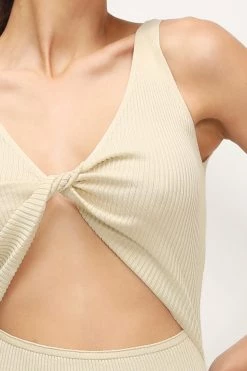 STORETS BEST-SELLERS Kailey Ribbed Cutout Dress