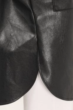 STORETS Ryann Pleather Oversized Jacket