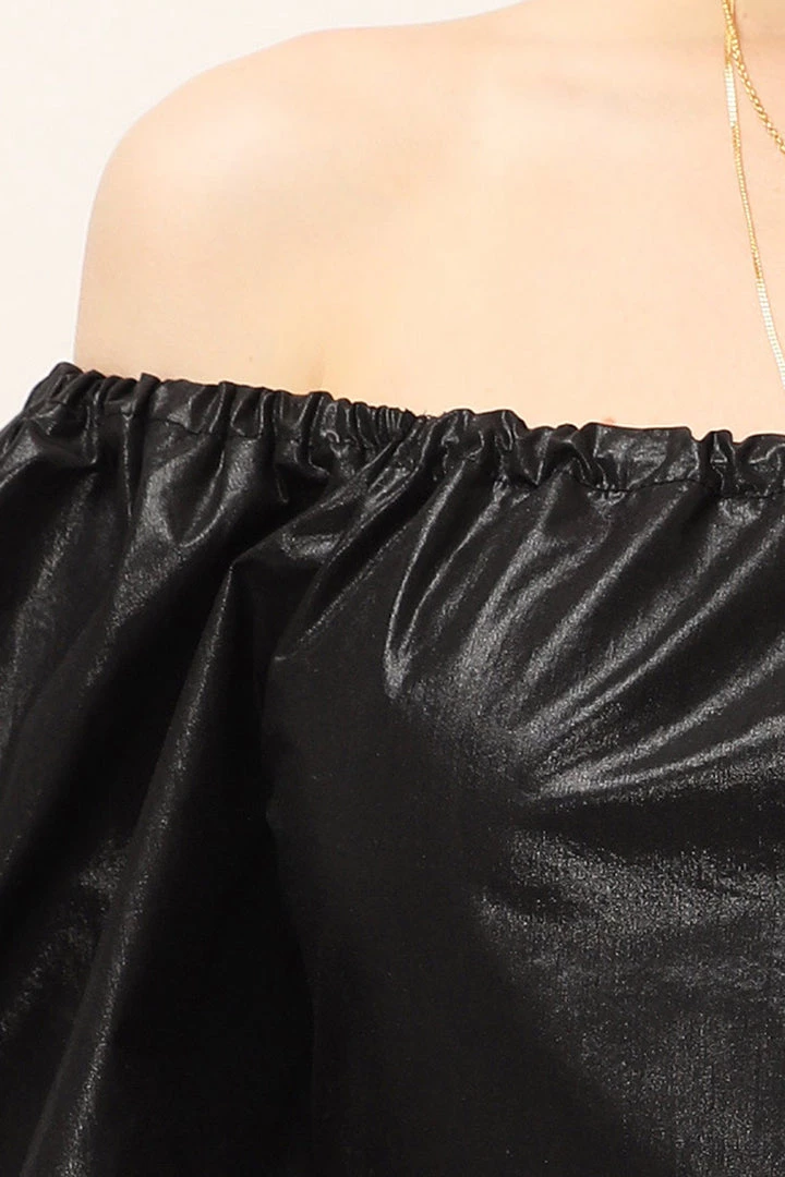 STORETS SALE CLOTHING Joy Coated Babydoll Dress