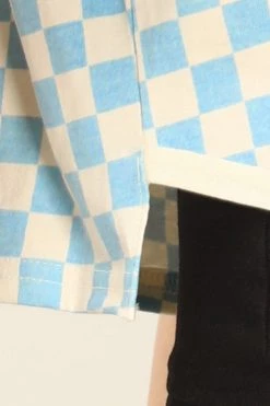 STORETS Pam Piping T-shirt In Checkerboard CLOTHING