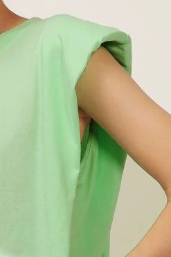 STORETS Elena Padded Shoulder T-shirt BEST-SELLERS