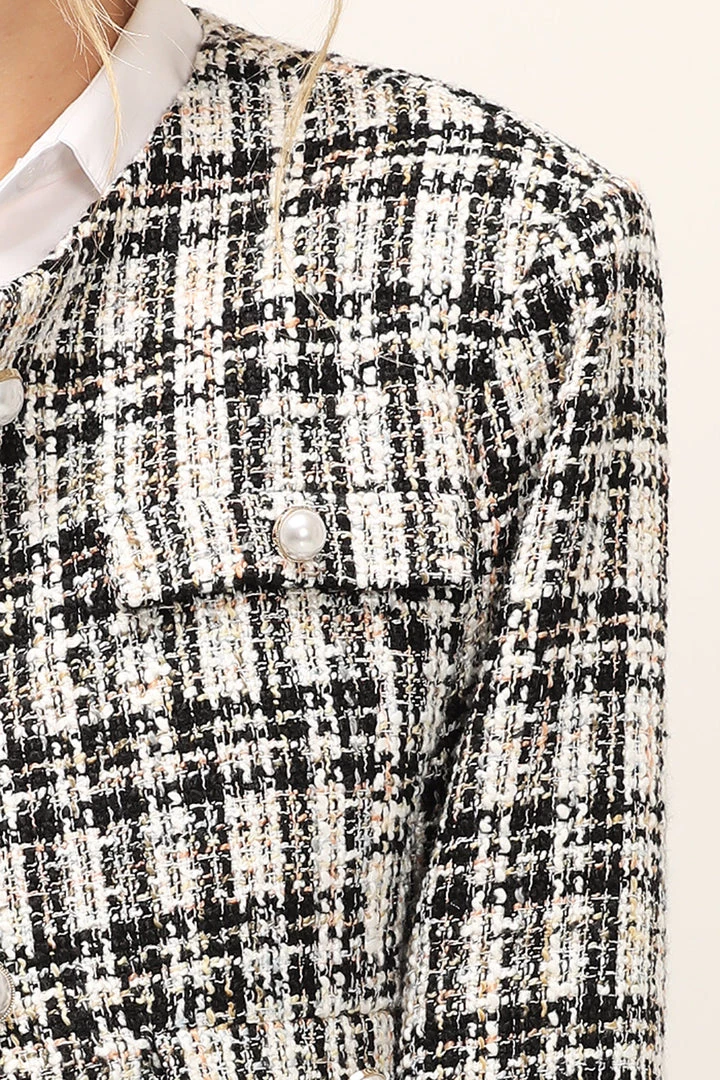 STORETS SALE CLOTHING Ellie Tweed Cropped Jacket