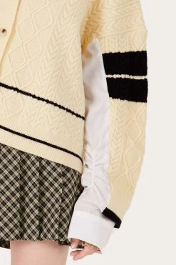 STORETS CLOTHING Nia Shirt Combo Cardigan