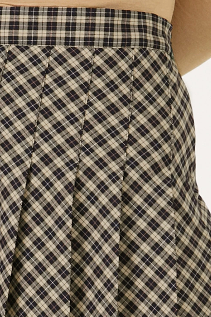 STORETS Zelda Plaid Pleated Mini Skort CLOTHING