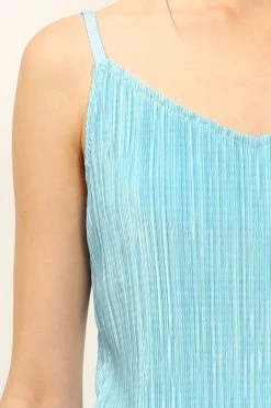 STORETS CLOTHING Jade Plisse Strap Top