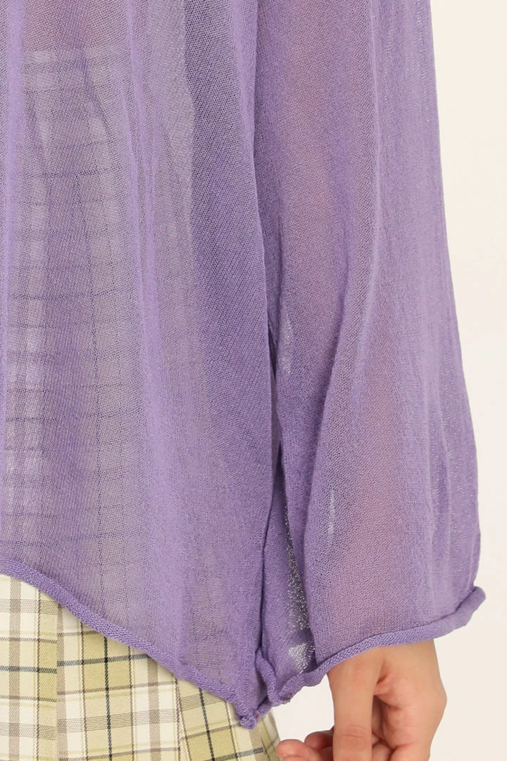 STORETS CLOTHING Paola See-thru Knitted Top