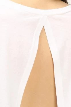 STORETS Hazel Open Back Shoulder Padded Top