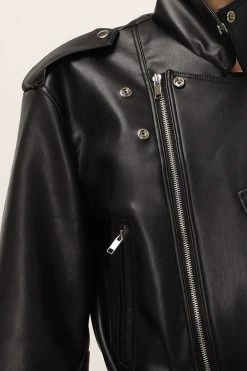 STORETS Emma Pleather Rider Jacket BEST-SELLERS