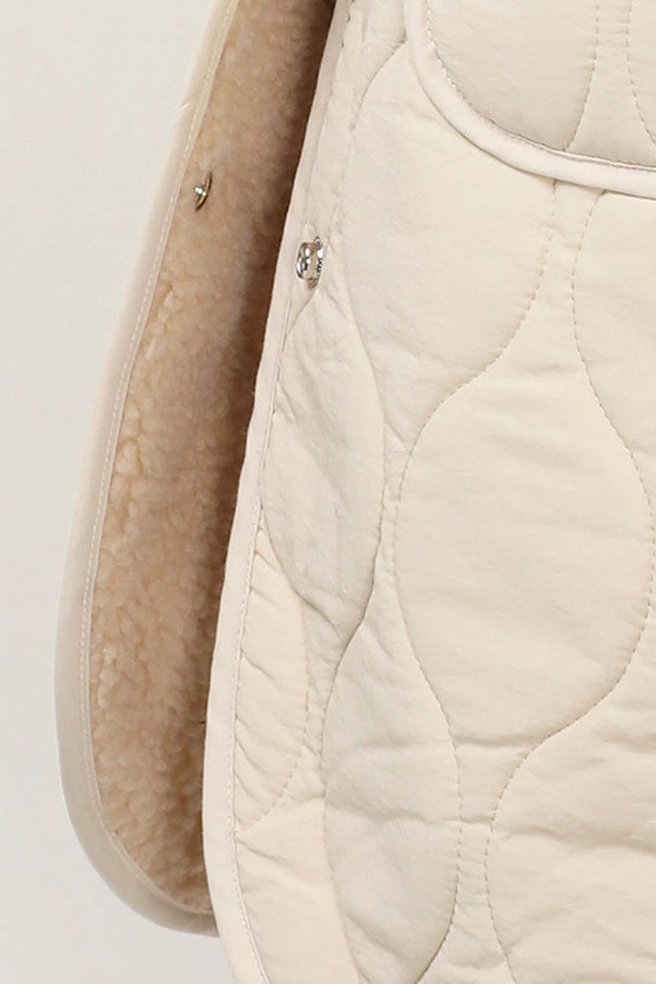 STORETS Blair Quilted Borg Coat