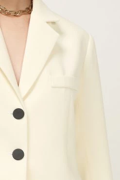 STORETS SALE Cristina Single Breasted Long Blazer CLOTHING