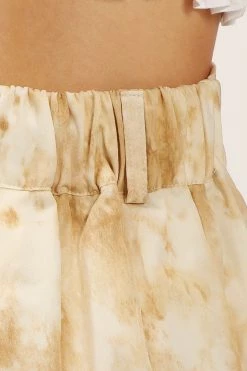 STORETS Rosalie Pintuck Tie Dye Shorts