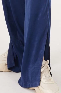 STORETS Rose Matte Satin Wide Leg Pants CLOTHING