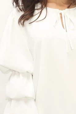 STORETS Elaina Tiered Sleeve Pleated Dress