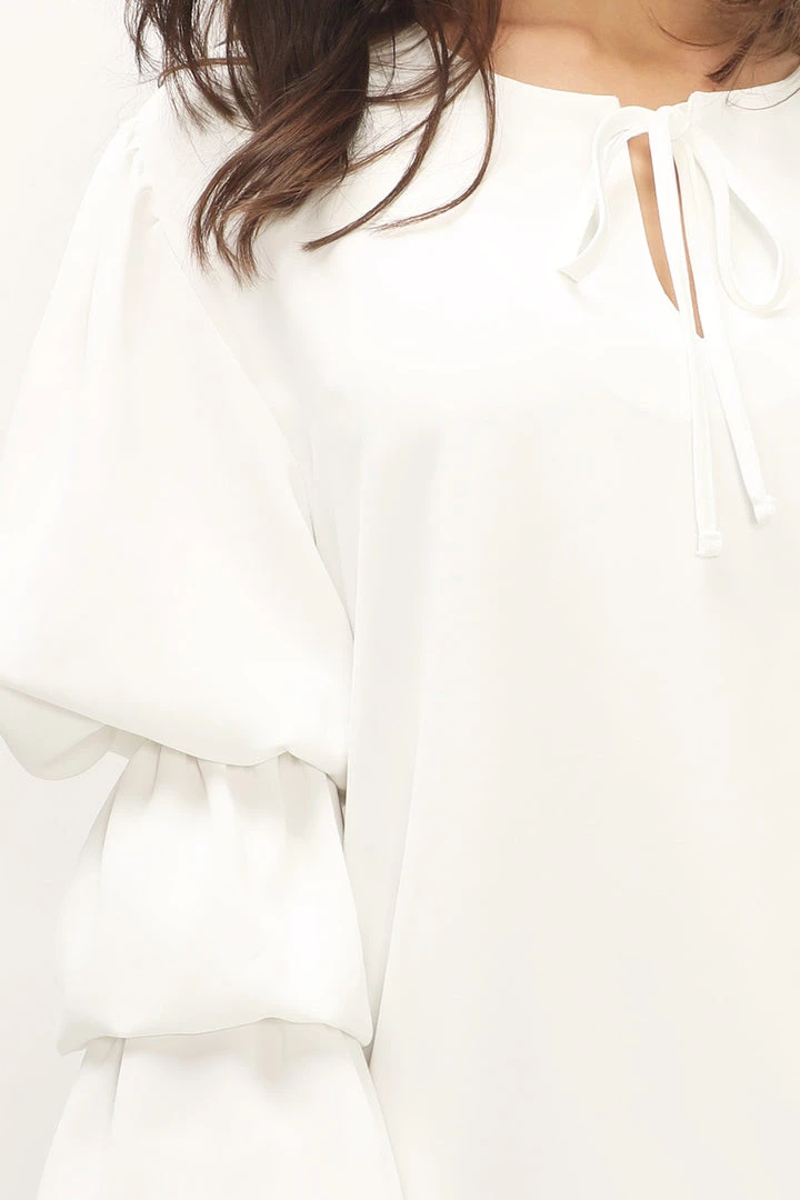 STORETS Elaina Tiered Sleeve Pleated Dress