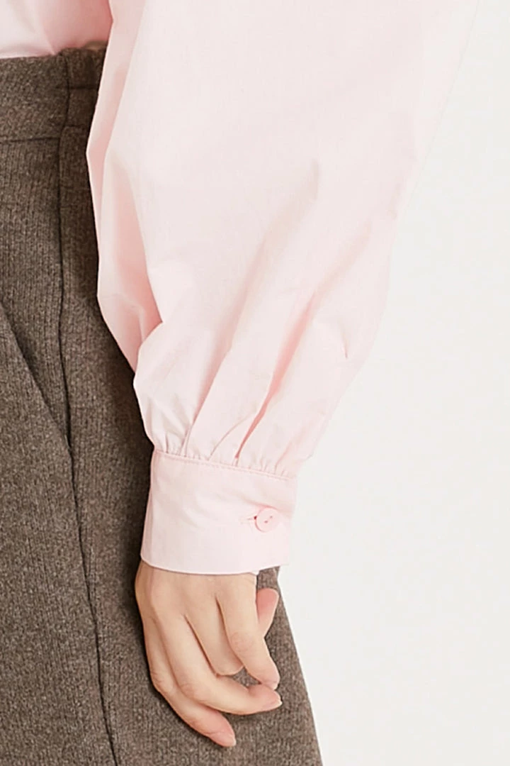 STORETS Rory Ruffled Oversize Collar Shirt CLOTHING