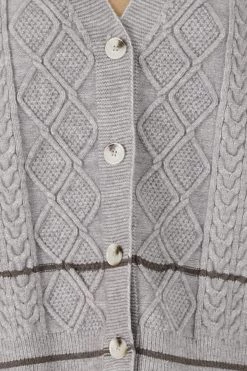 STORETS Nia Shirt Combo Cardigan CLOTHING