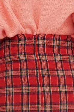 STORETS CLOTHING Evie Plaid Pleated Mini Skirt