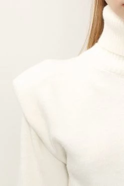 STORETS SALE CLOTHING Aubrie Padded Shoulder Knit Top